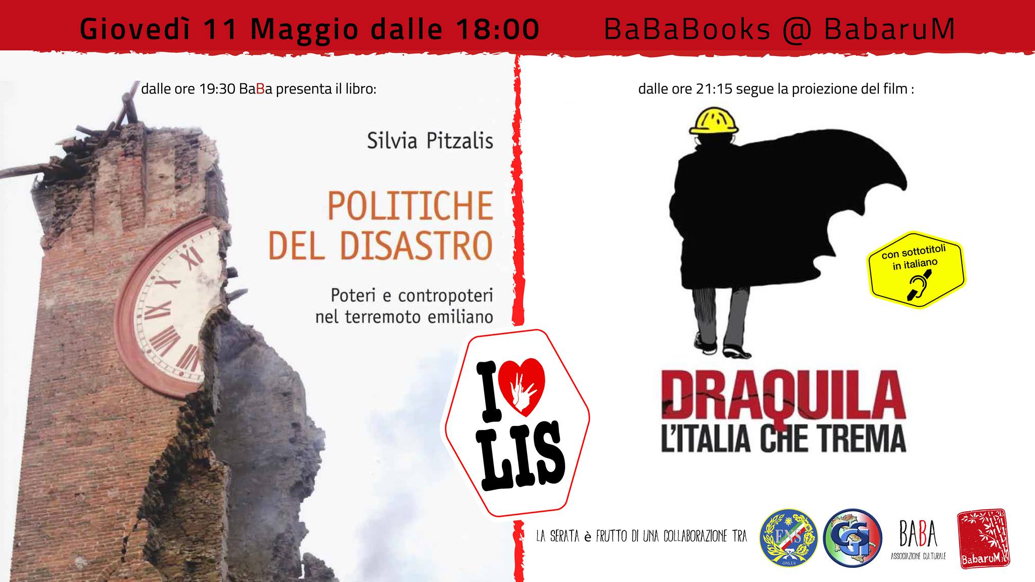 BaBaBooks _ Politiche del disastro + Draquila